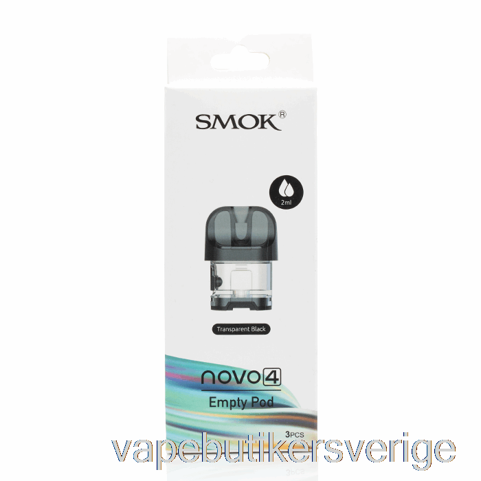 Vape Sverige Smok Novo 4 Ersättningsskidor Svart